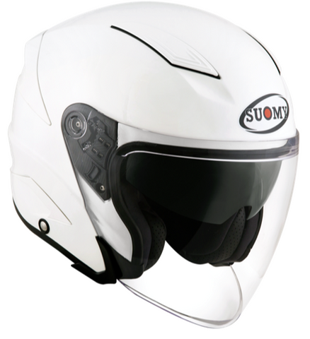 Suomy City Speedjet PLAIN WHITE